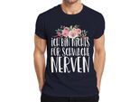 I'm Not For The Faint-Hearted Funny Saying Statement Fun T-Shirt Da Uomo, Navy, 3XL