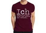 T-Shirt Da Uomo "Osservo E Annoto"", Borgogna, Xl, Nerd, Che Dice ""Detective"", Umorismo"