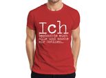 T-Shirt Da Uomo "Osservo E Annoto"", Rosso, 3XL, Nerd, Che Dice ""Detective"", Umorismo"