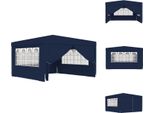 Vidaxl Tenda Professionale Per Feste Con Pareti Laterali 4×4 M Blu 90 G/M² - Padiglioni E Tende Per Feste