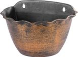 Vaso Strend Pro Wave, 26X18 Cm, Oro, Effetto Metallico, Sospeso
