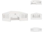 Vidaxl Tenda Professionale Per Feste Con Pareti Laterali 4×6 M Bianco 90 G/M² - Padiglioni E Tende Per Feste