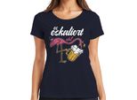 è In Aumento Comunque Fenicottero Birra Godimento Spiaggia Festa Alcolici Mallorca Signore T-Shirt, Navy, 3XL