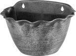Vaso Strend Pro Wave, 26X18 Cm, Argento, Effetto Metallico, Sospeso