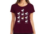 Detti Divertenti Sulle Pecore, Giochi Di Parole, Umorismo Sugli Animali Della Fattoria, T-Shirt Da Donna, Borgogna, 3XL