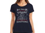 Maglietta Da Donna No More Mead From Skulls Of Enemies Viking Nordic Axe Runes, Navy, Xl