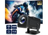 Smart Beamer Indoor / Outdoor Projektor 10.000 Lumen 4K Full HD 1080P dual Wifi6 Bluetooth 5.0 Auto Keystone Android 11.0 Videoprojektor Projektor