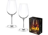 Wilmax Bicchiere Da Vino Stella In Cristallo 700 Ml Set Di 2 WL-888035/2C