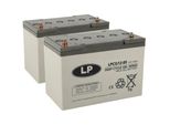 Batteria Al Piombo Gel 2X 12V 90Ah Compatibile Con Sedia A Rotelle E-Mobile Senior Mobile, Ecc.