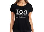 Osservo E Prendo Nota Di Un Nerd Che Dice "Detective Humour"" T-Shirt Da Donna, Nera, L"