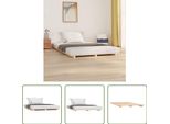 The Living Store Letto In Legno Massiccio 140X200 Cm Pino