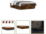 Il Giroletto The Living Store Con Led In Rovere Fumé 120X200Cm Materiale In Legno