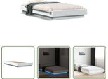 The Living Store Giroletto Con Led Bianco 100X200 Cm Materiale In Legno
