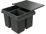 Naber Cox Stand-Up® 350 S/500-3, Raccoglitore Di Rifiuti Per Cassetti Esistenti, Antracite, H 350 Mm 8013399