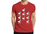 Detti Divertenti Sulle Pecore Giochi Di Parole Pecore Animali Umorismo Fattoria T-Shirt Da Uomo, Rosso, S