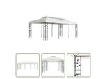 Il Padiglione Living Store Con Doppia Copertura In Acciaio Bianco 6X3 M