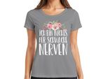I'm Not For The Faint-Hearted Funny Saying Statement Fun Maglietta Da Donna, Grigio, 3XL