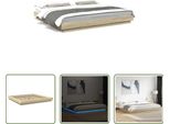 The Living Store Giroletto Con Led Rovere Sonoma 200X200 Cm Materiale In Legno