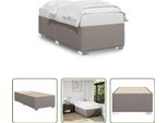 The Living Store Rete Taupe 90X200 Cm Tessuto