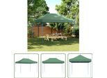 The Living Store Tenda Per Feste Pieghevole Pop-Up Verde 410X279X315 Cm