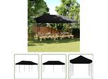 The Living Store Tenda Per Feste Pieghevole Pop-Up Nera 580X292X315 Cm