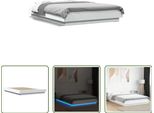 The Living Store Giroletto Con Led Bianco 120X190 Cm Materiale A Base Di Legno