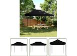 The Living Store Tenda Per Feste Pieghevole Pop-Up Nera 440X292X315 Cm