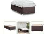 The Living Store Rete Marrone Scuro 100X200 Cm In Tessuto