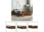 Giroletto The Living Store Con Testiera E Pediera In Rovere Fumé 100X200 Cm