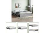 The Living Store Struttura Letto In Cemento Grigio 160X200 Cm