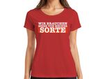 We Need More Of My Kind Funny Saying Self-Love Ladies T-Shirt, Red, S