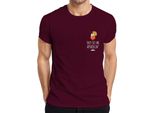 Mi Vedono Aperollin' Aperol Spritz Party Sommer Cocktail Lustig Herren T-Shirt, Borgogna, S