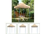 The Living Store Tenda Per Feste Pieghevole Pop-Up Beige 200X200X306 Cm