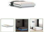 The Living Store Giroletto Con Led Bianco 75X190 Cm Materiale A Base Di Legno