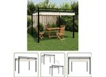 Il Gazebo Living Store Con Tetto Retrattile Crema 3X3 M In Alluminio