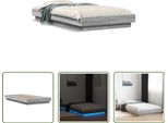 The Living Store Giroletto Con Led Grigio Sonoma 75X190 Cm Materiale A Base Di Legno