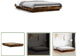Il Giroletto The Living Store Con Led In Rovere Fumé 120X200Cm Materiale In Legno