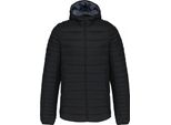 Kariban - Giacca Trapuntata Con Cappuccio Da Uomo PC6548 (3XL) (Nero)