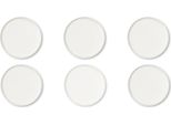 Set Di 6 Piatti Da Portata Excelsa Nordic 27 Cm Kermik Bianco