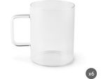 Excelsa Set Von 6 Tazze Essential Glas 45 Cl Trasparente