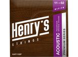 Corde Per Chitarra Acustica Henry's Phosphor Premium 11-52