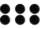 Excelsa Set Di 6 Piatti Da Dessert Nordic 20 Cm Kermik Nero