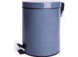 Excelsa Cleany Cestino In Metallo 5 Lt Grigio