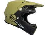 Fly Racing Formula Cc Centrum Motocross Helm, Oliv/Schwarz/Weiß, Xl (62)