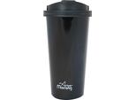 Any Morning Tazza Da Viaggio, Tazza Da Caffè Isolata In Acciaio Inossidabile, Tazza Da Caffè Da Viaggio Per Bevande Calde E Fredde, A Prova Di Perdite E Fuoriuscite, 17 Oz, Nero