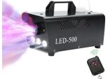 Clanmacy Nebbia Macchina Led Rgb Fumo Macchina Effetto Nebbia Per Palco / Natale / Evento Con 2 Telecomandi 500W