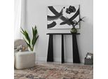 Skye Decor, Cleopatra - Antracite, Cassettiera, 100 % Legno Massiccio, Antracite, 100 X 28 X 83 Cm