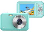 Inf Fotocamera Digitale Con 1080P, 44MP, Zoom 16X, Schermo Da 2,4 Pollici Blu