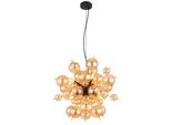 Globo Lighting|Lampada A Sospensione In Metallo Nero Opaco, 6X E14