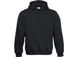 B&C - Felpa Con Cappuccio Per Uomo/Donna Unisex RW9361 (S) (Nero)